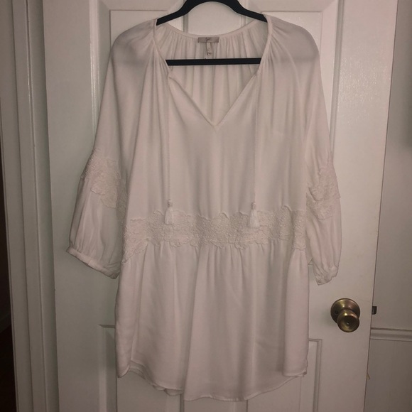 Joie Dresses & Skirts - Joie Silk Embroidered Dress